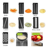 Mandolina Cortador Verduras 9 En 1 Multifuncional