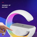 Bocina Bluetooth Altavoz Cargador Inalámbrico Led Rgb
