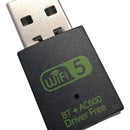 Adaptador Bluetooth Y Red Wi-fi Dual 2.4 Y 5g Bt 4.2 A 600
