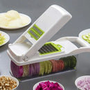 Cortador Rallador Frutas Picador Verduras Manual Verde