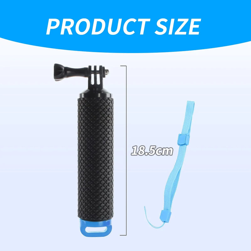 Stick Impermeable Flotante Agarre Mano Para Cámaras Acción
