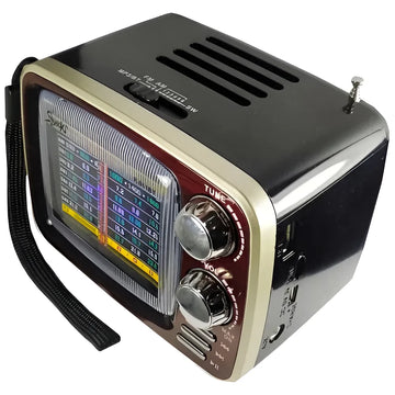 Radio Parlante Bluetooth Am/fm/usb/mp3 Recargable Retro 061