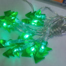 Guirnalda 10 Led 1.20mt Luz Calida Blanca Pilas Aa Cadena Blanco