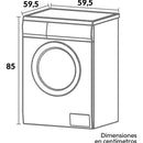 Nevera No Frost 325 Litros + Lavadora/secadora Inventer 14kg Gris