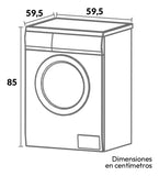 Nevera No Frost 325 Litros + Lavadora/secadora Inventer 14kg Gris