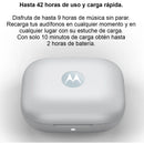 Motorola Moto Buds, Auriculares Bt 5.3 Anc Hi-res Audio, Lbl Celeste