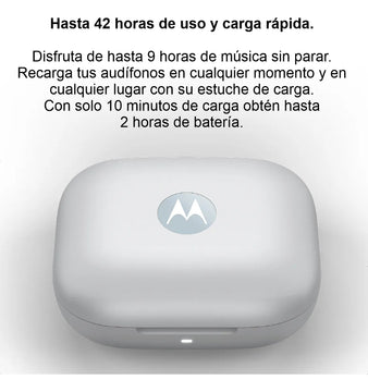 Motorola Moto Buds, Auriculares Bt 5.3 Anc Hi-res Audio, Lbl Celeste