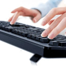 Kit de teclado y mouse Alámbrico Genius KM-160 de color negro- En español