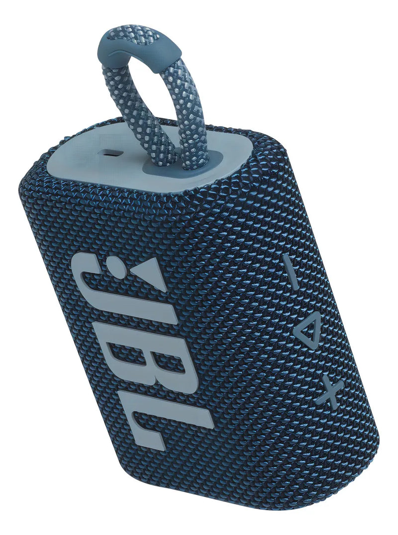 Parlante JBL Go 3 JBLGO3 portátil con bluetooth waterproof blue