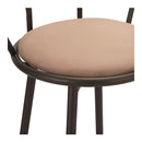 Silla Alta De Bar Giratoria Silla Para Bar Alta Premium Color Cafe
