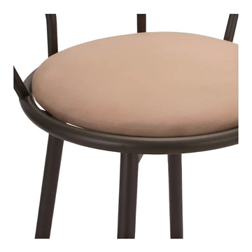 Silla Alta De Bar Giratoria Silla Para Bar Alta Premium Color Cafe
