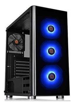Thermaltake Ca1k800m1wn01 V200 Tg Rgb Atx Mid Tower Chasis P Negro