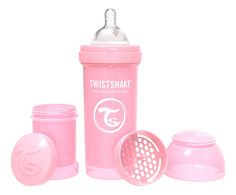 Biberon Anti-colic Twistshake Rosado 8oz Rosa
