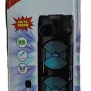 Parlante Radio Fm Recargable Torre Sonido Cabina Portátil Diseño