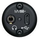 Micrófono Shure MV88 + Video Kit Condensador Cardioide color negroS