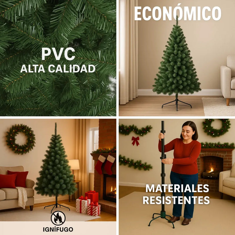 Árbol De Navidad Pino Andino 2.00m Verde 498 Ramas Gio Home