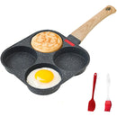 Sartén Antiadherente Para Huevos De 4 Tazas Color Negro