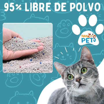 Arena Para Gatos 10k Talco Bebe