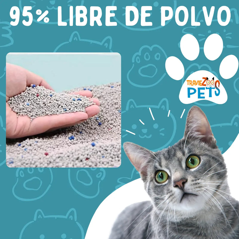 Arena Para Gatos 10k Talco Bebe
