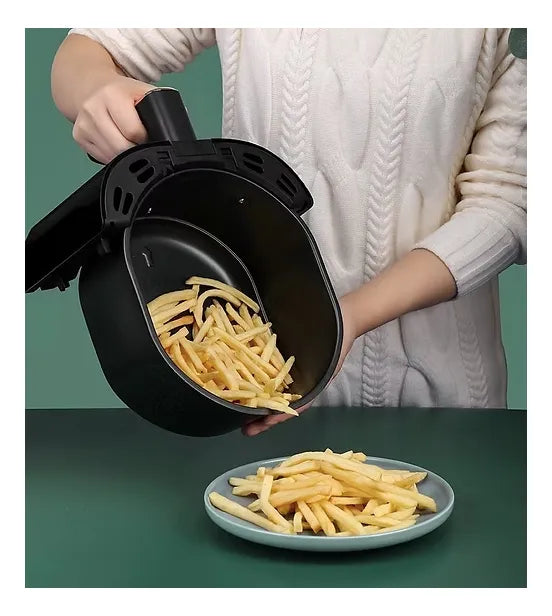 Freidora De Aire Digital 4 Litros Extra Grande Negro