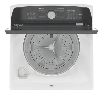 Lavadora automática Whirlpool hasta 22kg color blanco