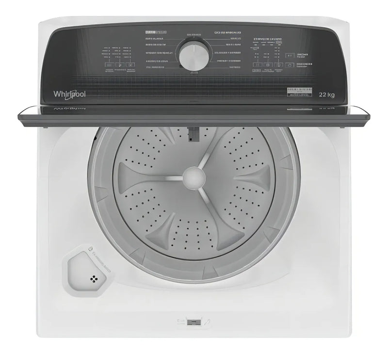 Lavadora automática Whirlpool hasta 22kg color blanco
