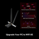 Tp-link Archer Txe72e Adaptador Pcie Axe5400 Wi-fi 6e Bt5.3