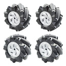 Chasis Robot Car 4wd Omni-direccional Rueda Mecanum 9.6cm Mo Color