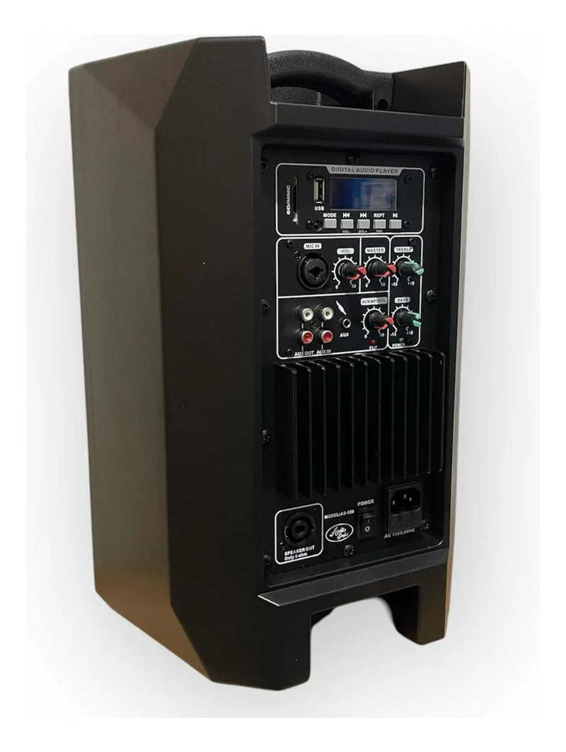 Parlante Activo 8 Pulgadas Audio Sound 6500w Profesional Negro