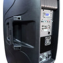 Cabina Activa De 15 Audio Sound Con Trípode Y Micrófono Negro