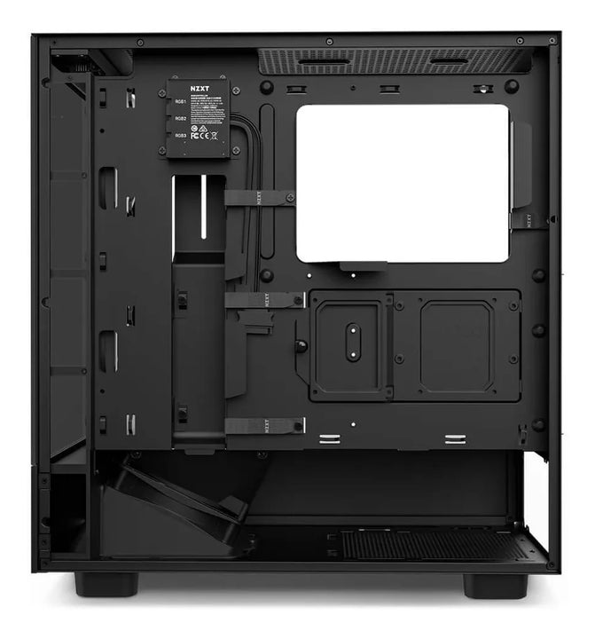 Gabinete Nzxt H5 Elite Cristal Templado 2 Fans Cc-h51eb-01 Color Negro
