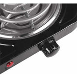 Estufa Eléctrica 1 Puesto 5 Niveles De Temperatura Negro