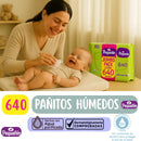 Pañitos Humedos Pequeñin 640und Tollitas Humedas Bebe Pañito