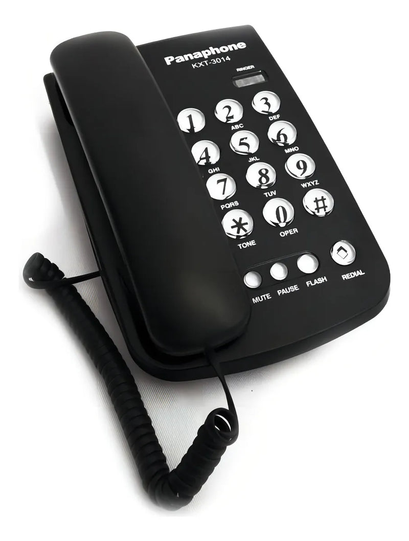 Teléfono Panaphone kxt-3014 fijo - color negro
