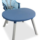 Silla Comedor Bebe 3en1 Baby Azul Bebesit comedor escritorio con alcolchado