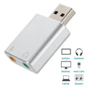Adaptador Tarjeta De Sonido Usb 7.1 Virtual Premium Externa