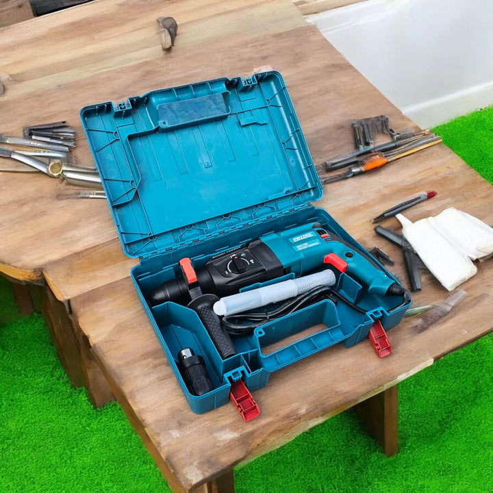 Taladro Rotomartillo Doble Mandril De 2.7joules - Azul - 50hz/60hz