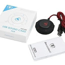 Tarjeta De Sonido Externa Micolindun Hubs Audio A Usb 3.5mm