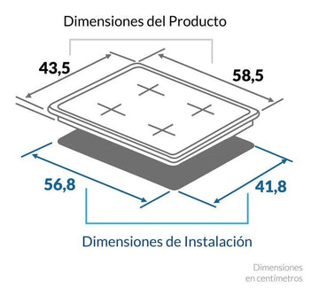 Estufa Challenger En Acero Inoxidable De 4 Puestos Sp6043 Inox