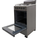 Estufa Romero Torre Haceb 50 Cms Gas Natural Plata Color Gris