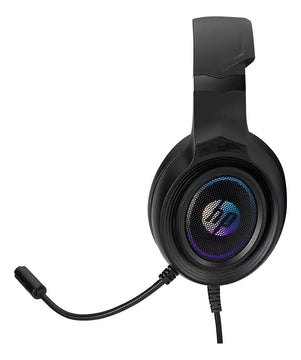 Auriculares HP Gamer DHE-8008u DHE-8008u negros con luz LED RGB