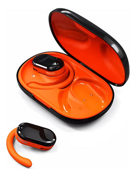Auriculares inalámbricos Bluetooth G-tide Ows1 con micrófono, color negro/naranja