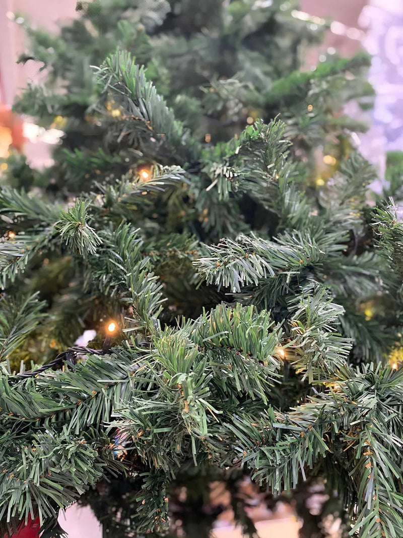 Promocion Arbol De Navidad Frondoso De Lujo 210cm 936 Ramas Color Verde