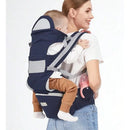 Cargador Silla Ergonomico Multiposiciones Para Bebes Baby On Azul Oscuro