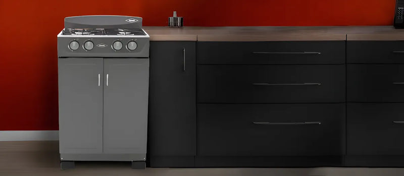 Estufa Romero Gabinete Torre Mixta 3x1 Gas Propano Plata Tipo de conexión Gas envasado