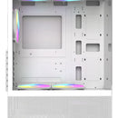 Gabinete Gamer Raidmax I802 Air Negra 5x Ventiladores Frgb Blanco