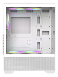 Gabinete Gamer Raidmax I802 Air Negra 5x Ventiladores Frgb Blanco