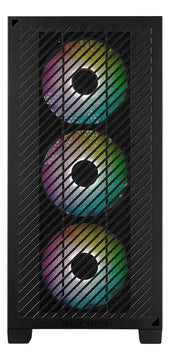 Gabinete Cooler Master Elite 301 Argb Micro Atx C/templado Color Negro