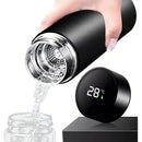 Botella térmica fría y caliente LED con temperatura digital táctil