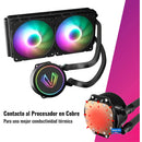 Enfriamiento Liquido Cooler Pc 240 Argb Lga 1700 Am5 1200